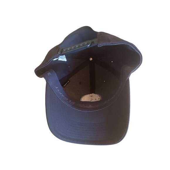 Hawaii Flexfit Snapback Hat With Embroidered Patch Navy Blue Adjustable - Picture 4 of 5